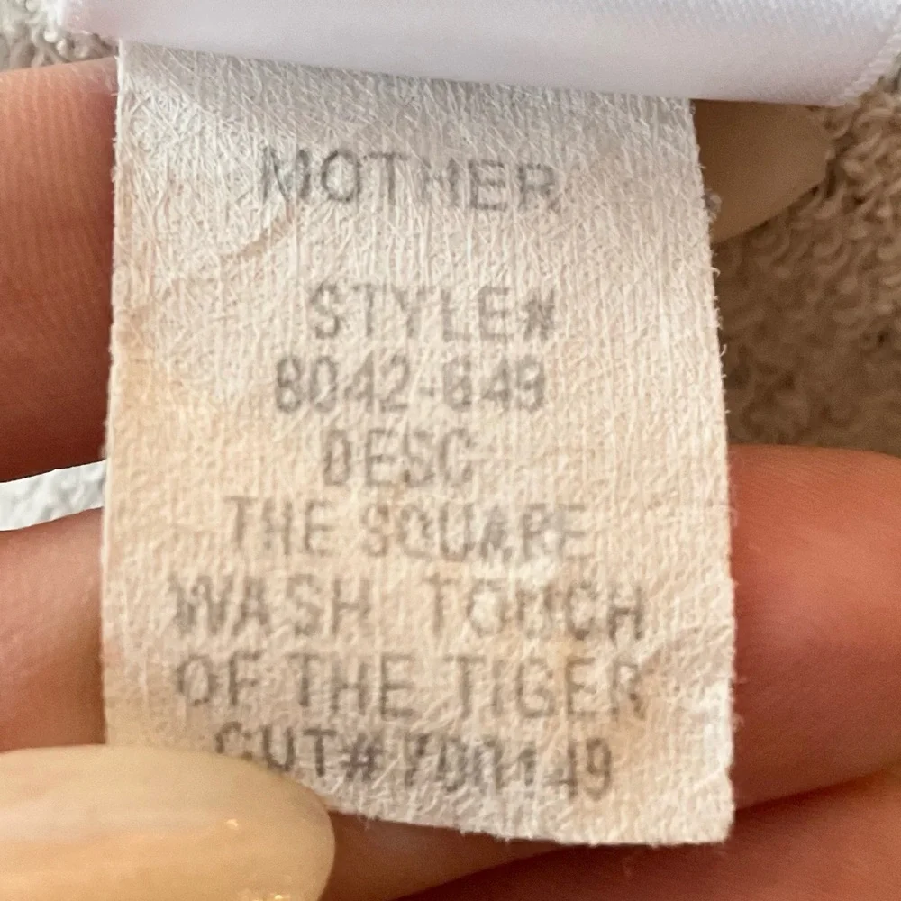 MOTHER Leopard Print Sweatshirt - Black and White - Picture 10 of 10